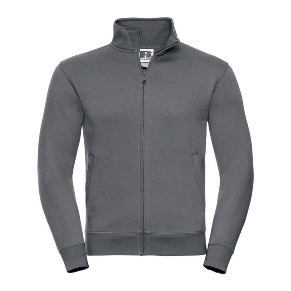 Russell Mens Authentic Sweat Jacket / Convoy Gray